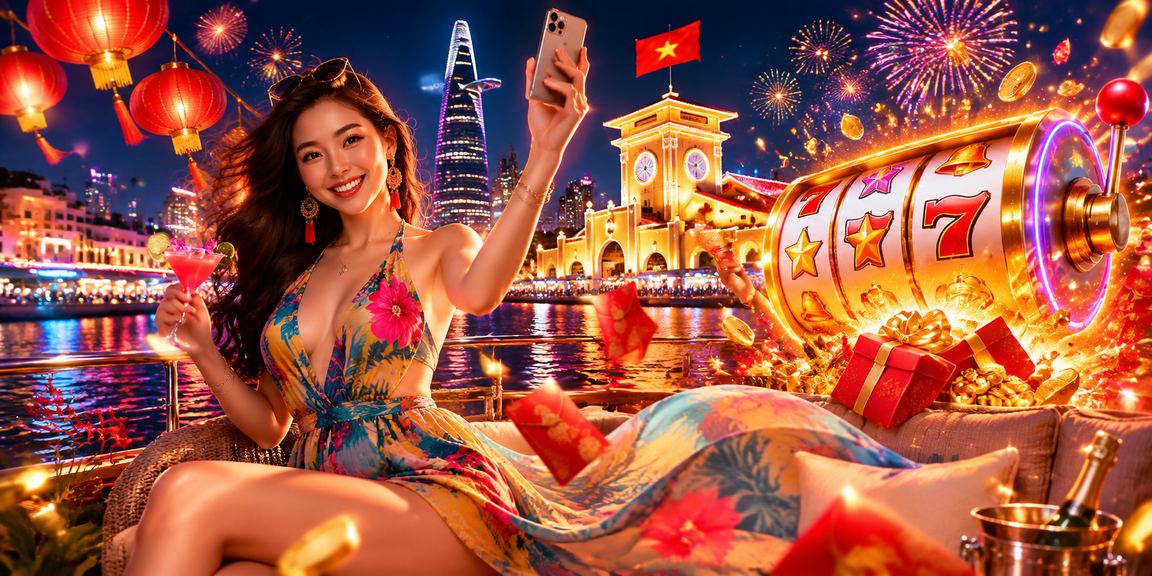 Đèn lồng rực rỡ tại TP.HCM tô điểm cho không khí chơi slot game trực tuyến sôi động về đêm