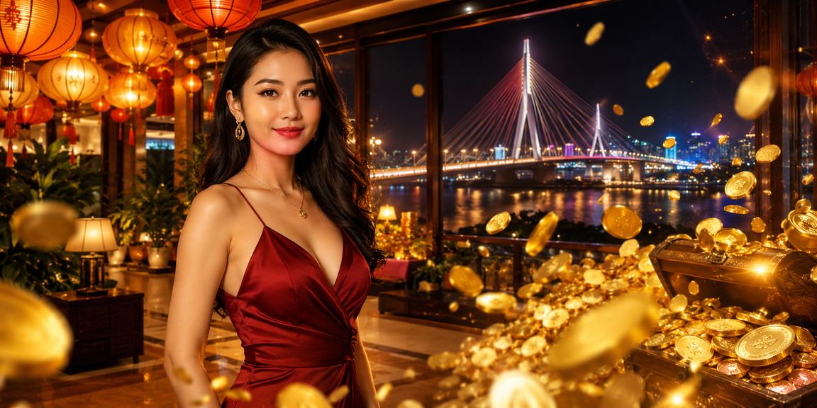 Cảnh đêm Hội An với không khí giải trí và cá cược – minh họa trải nghiệm thanh toán VND tại v2n