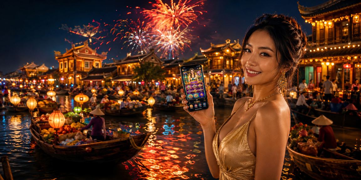 Không khí lễ hội tại Huế – hình ảnh gợi lên niềm vui nhận thưởng VIP và bonus đặc biệt trên nền tảng v2n